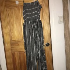 O’Neil linen blue stripped jumpsuit